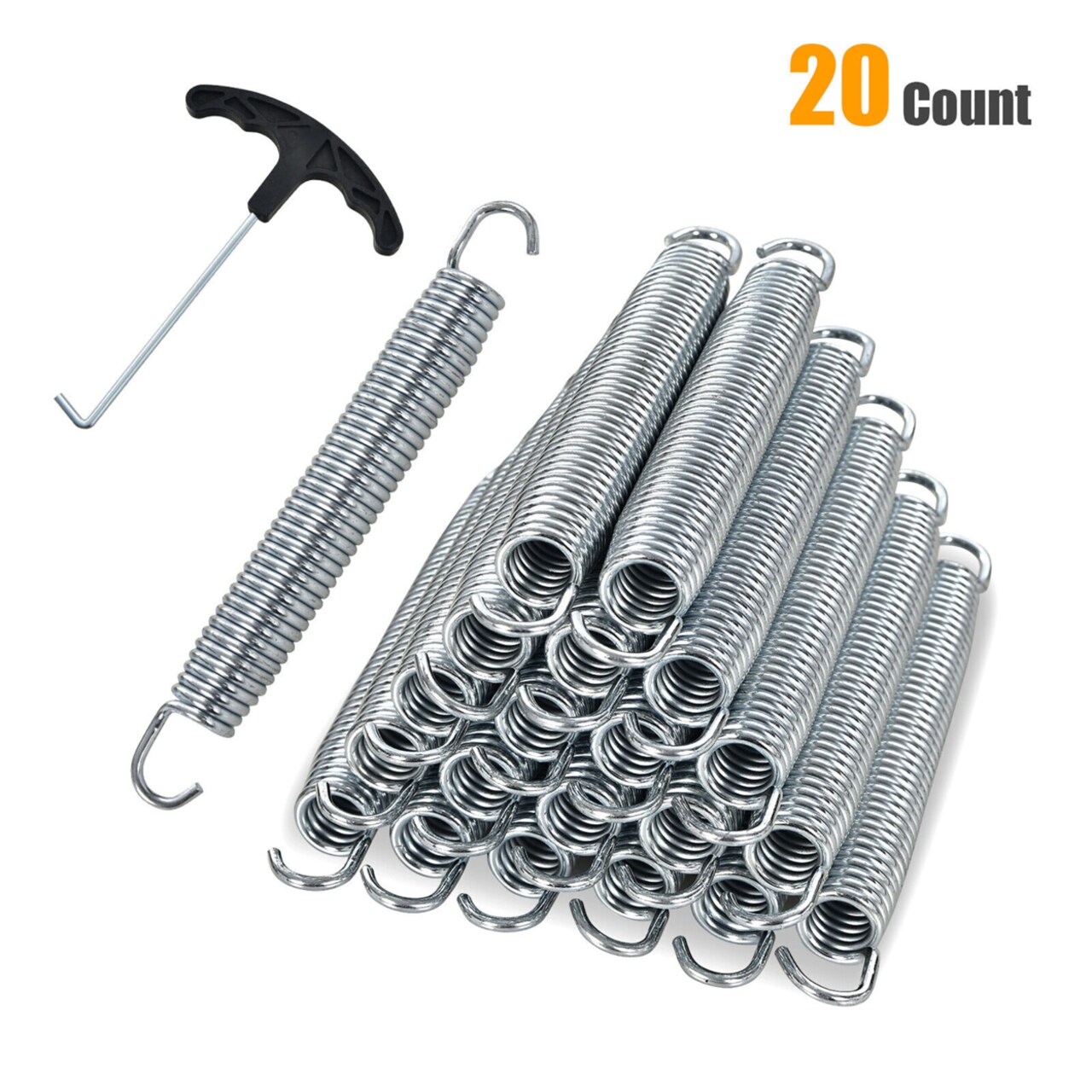 7 Inch Rustproof Replacement Trampoline Elasticity Springs Galvanized Steel